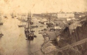 Puerto de Rosario en 1868