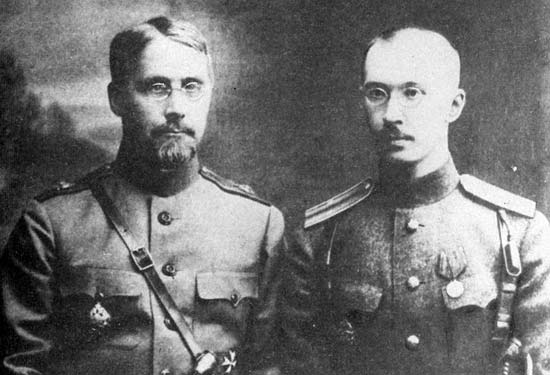 Nikolaj Nikolaevich Sayn-Wittgenstein y su hijo Boris en 1916