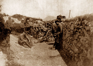 guerra en los alpes 1915