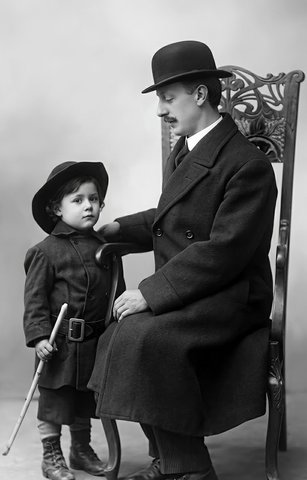 Ivan Nikolaevič Perosio con il figlio Nikolai Ivanovič