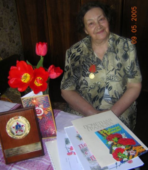 Galina Perozio and their medals