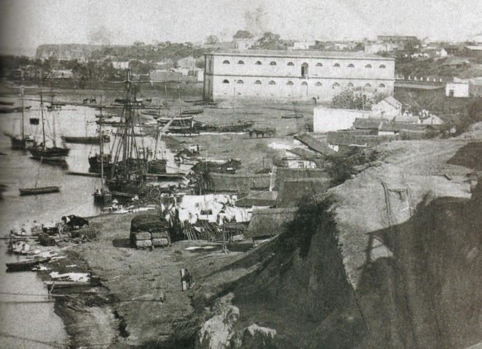 Porto di Rosario in 1868